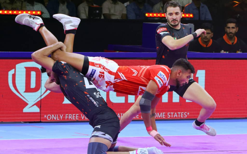 pro kabaddi points table 2024